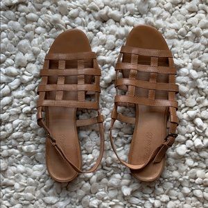 Madewell “Rowan” cage sandals